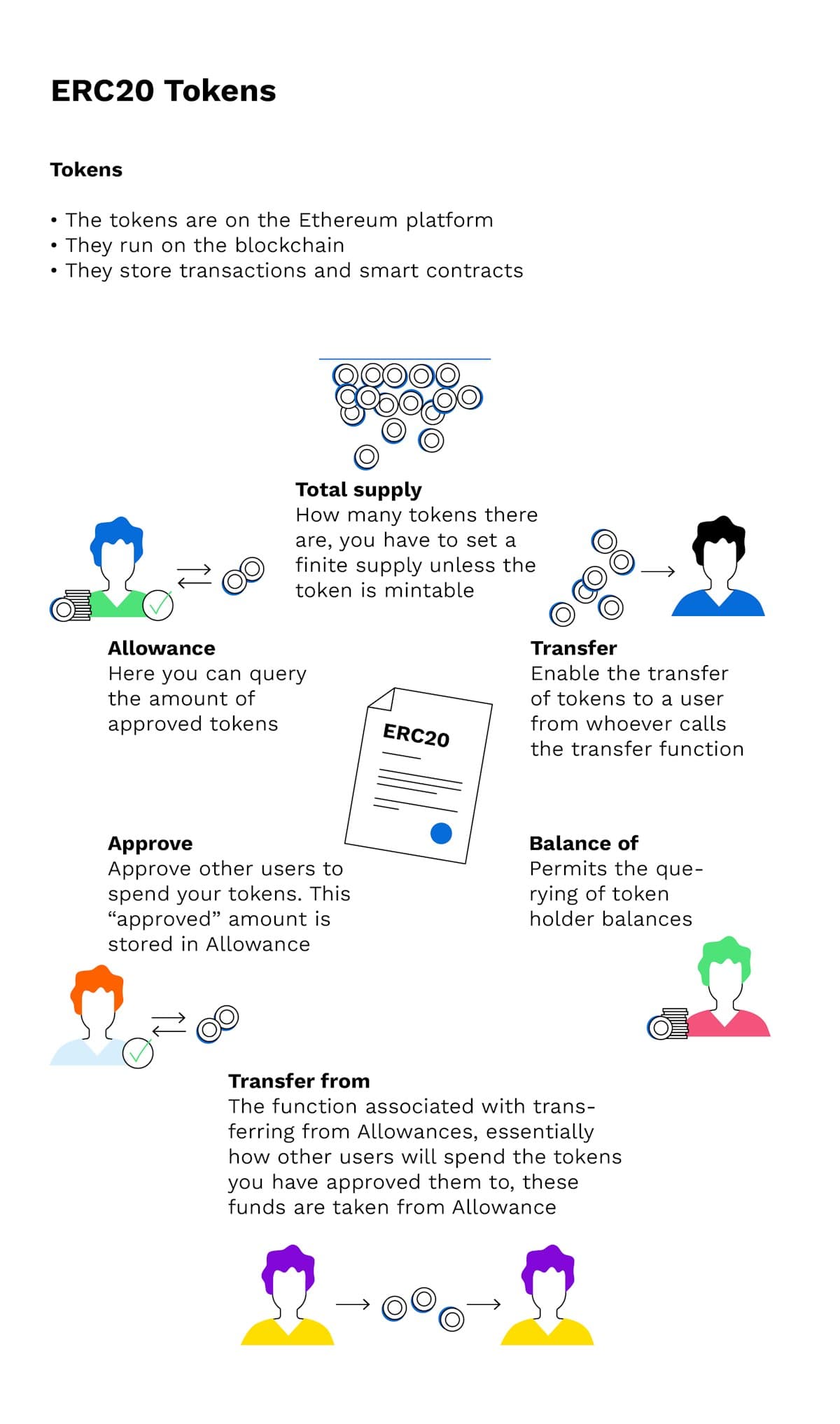 Bitpanda Academy Intermediate 9 Erc20 Token Infographic